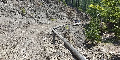 Manavgat Kızıldağ’da içme suyu hattı yenilendi