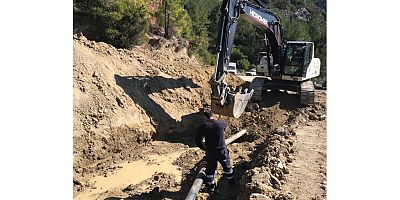 Manavgat Sağırin 3.6 km’lik yeni içme suyu hattına kavuştu