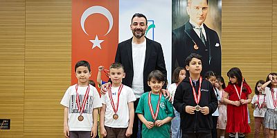 Manavgat'ta 23 Nisan'a özel Satranç Turnuvası tamamlandı