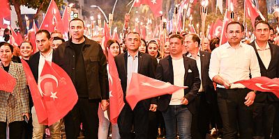 Manavgat'ta Cumhuriyet Bayramı ışıl ışıl