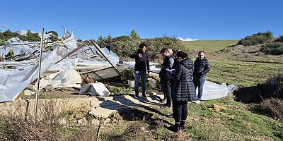 Manavgat’ta hasar tespit çalışması yapıldı