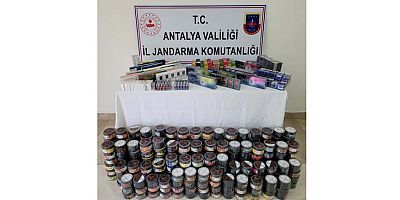 Manavgat'ta kaçak sigara ele geçirildi