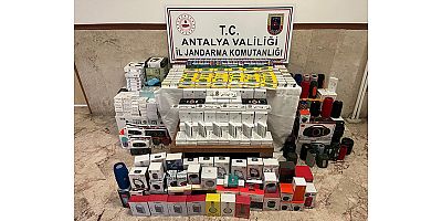 Manavgat'ta Kaçak Tütün ve Sigara operasyonu