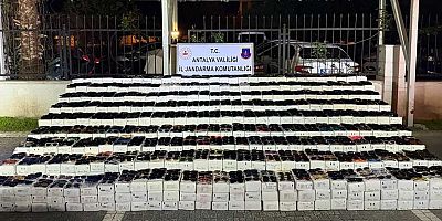 Manavgat'ta kaçakçılık operasyonu