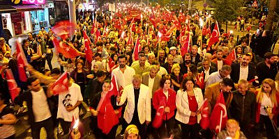 Manavgat'ta kalpler Cumhuriyet için attı