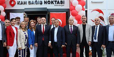 Manavgat'ta Kızılay Kan Alma Birimi açıldı