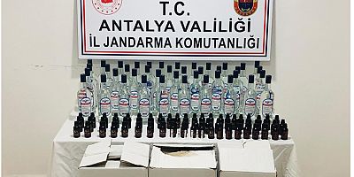 Manavgat'ta sahte içki operasyonu