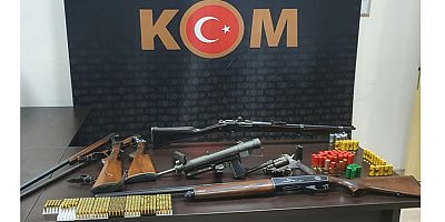 Manavgat'ta silah operasyonu