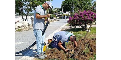 Manavgat'ta sulama sistemlerinin bakım ve onarımları devam ediyor