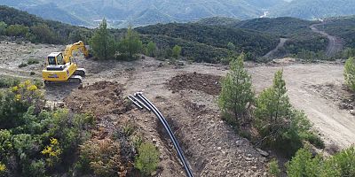 Manavgat’ta susuz topraklar suya kavuşuyor