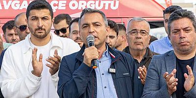 Manavgat'tan Özgür Özel'e destek