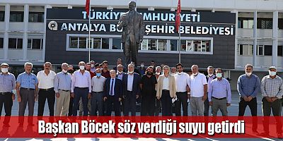 Manavgatlı çiftçilerin 40 yıllık rüyası gerçek oldu