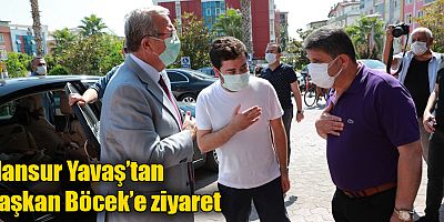 Mansur Yavaş’tan Başkan Böcek’e ziyaret