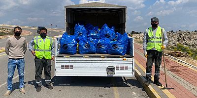 Masa Dağı’nda gönüllü temizlik