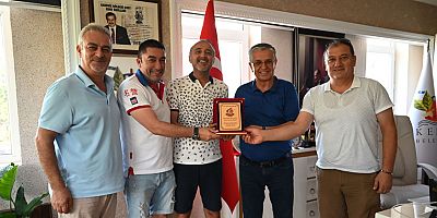 Masterler Turnuvası öncesinde Başkan Topaloğlu’na ziyaret