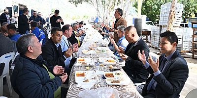 Memur olan personelden belediye personeline yemek