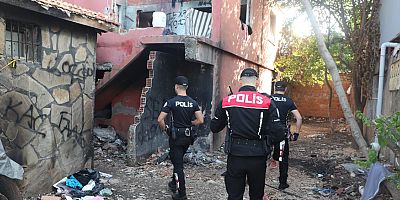 Metruk binalar ve şüpheli şahıslar üzerinde şok uygulama gerçekleştirildi