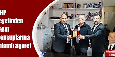 MHP heyetinden basın mensuplarına anlamlı ziyaret