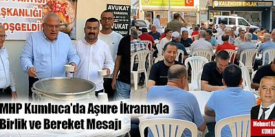 MHP Kumluca’da Aşure İkramıyla Birlik ve Bereket Mesajı