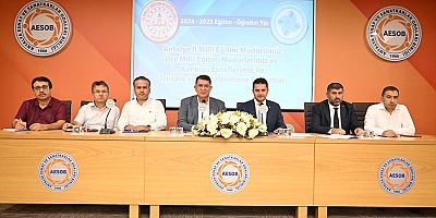 Milli Eğitim Müdürleri ve Kantinci Esnaflarla İstişare Değerlendirme Toplantısı