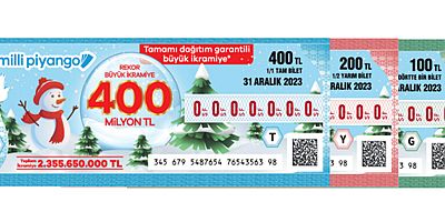 Milli Piyango yılbaşı biletlerine yoğun ilgi