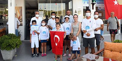 Minik denizciler sertifikalarını aldı