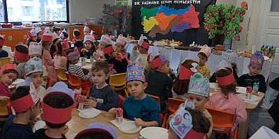 Minik öğrenciler, Yerli Malı Haftası’nı kutluyor 