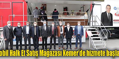 Mobil Halk Et Satış Mağazası Kemer’de hizmete başladı