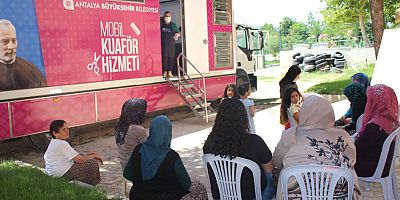 Mobil Kuaför Tırı Elmalı’da