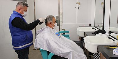 Mobil Kuaför Tırı Elmalı ve Kaş’ta hizmet verdi