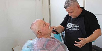 Mobil Kuaför Tırı yaylalarda 