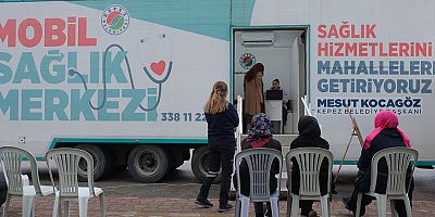 Mobil Sağlık Tırı Kemer’de 