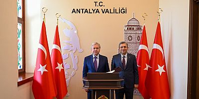 Moskova Hükümet Bakanı Çeremin'den Antalya Valiliğine Ziyaret 