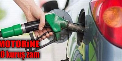 Motorine 10 kuruş zam