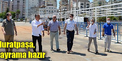 Muratpaşa, bayrama hazır