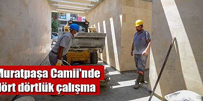 Muratpaşa Camii'nde dört dörtlük çalışma