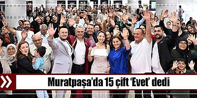 Muratpaşa’da 05.05.2025 yoğunluğu: 15 çift ‘Evet’ dedi