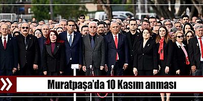Muratpaşa’da 10 Kasım anması