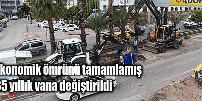 Muratpaşa’da kritik hatta vana yenileme çalışması tamamlandı