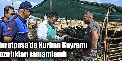 Muratpaşa’da Kurban Bayramı hazırlıkları tamamlandı