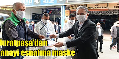Muratpaşa'dan Sanayi esnafına maske