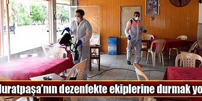 Muratpaşa’nın dezenfekte ekiplerine durmak yok