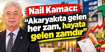 Nail Kamacı: Akaryakıta gelen her zam, hayata gelen zamdır