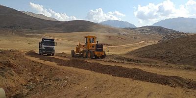 Namaras ve Karakaya yayla yolunda düzenleme