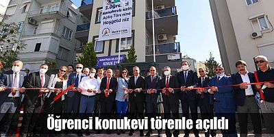 Öğrenci konukevi törenle açıldı