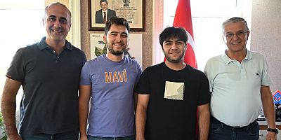Öğrencilerden Başkan Topaloğlu’na ziyaret