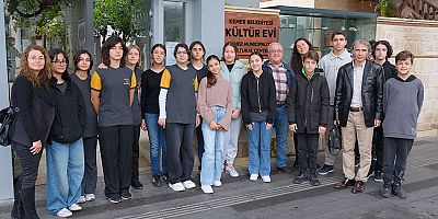 Öğrencilerden Kültür Evi'ne ziyaret 