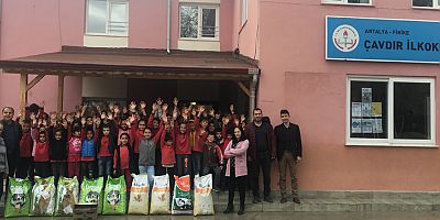 Öğrencilerden örnek davranış