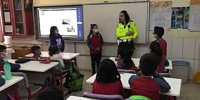 Öğrencilere Trafik Güvenliği eğitimi verildi