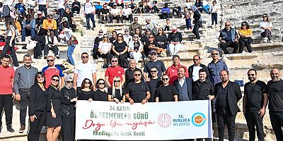 Öğretmenler Günü etkinlikleri kapsamında Rhodiapolis'e doğa yürüyüşü düzenlendi